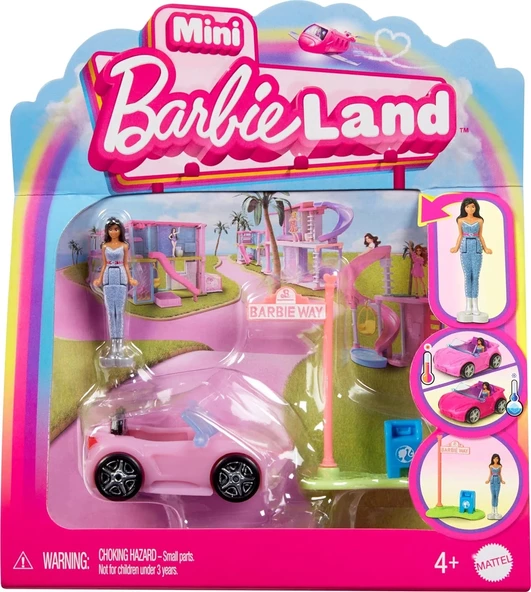 Mini BarbieLand Renk Değiştiren Konvertibl Araba