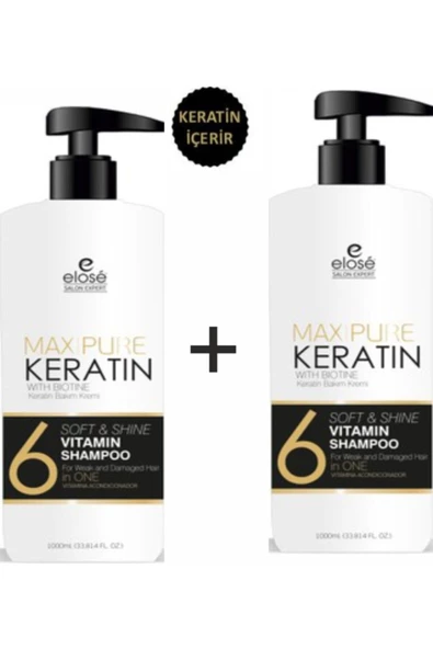 Keratin Şampuan 1000ml X 2adet