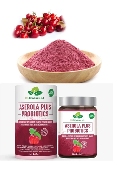Mavi Hindiba Detox Çayı 30 Şase ve Aserola Bağırsak Kürü Macunu 240 Gr (2li Set) - 3