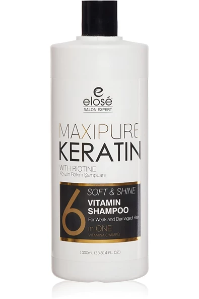 Keratin Tuzsuz Saç Bakım Şampuanı 1000 ml