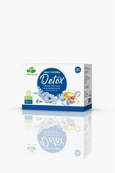 Mavi Hindiba Detox Karışık Bitki Tozu 30 Şase Mavihindiba Detoks Çayı (2 ADET) - 4