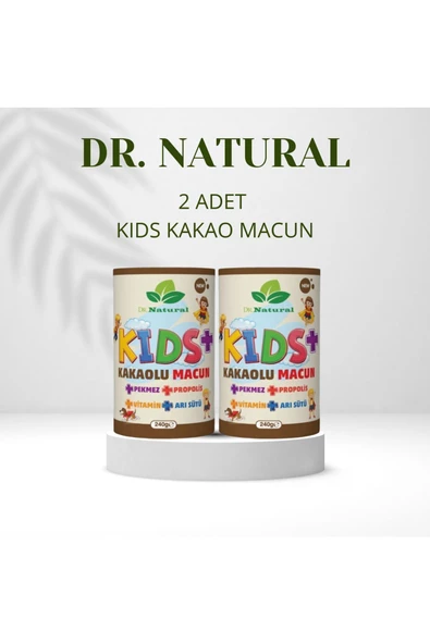 Kids Çocuk Macunu Kakaolu - Arı Sütü - Propolis - Pekmez Ve Vitamin 240 gr ( 2 Adet )