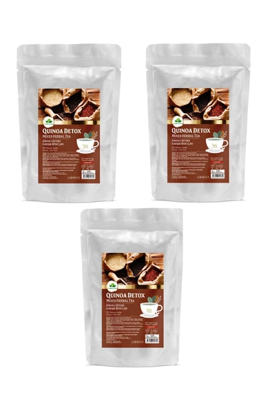 Kinoa Detox Çayı Bitkisel Karışımlı Detoks Form Çayı ( 3 Adet ) - 2