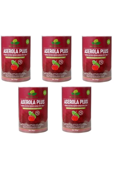 5 Adet Aserola Plus Acerola Ekstresi Içeren Karışık Bitki Tozu 150 Gr. - 2