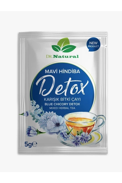 Mavi Hindiba Detox Karışık Bitki Tozu 30 Şase Mavihindiba Detoks Çayı (2 ADET) - 7