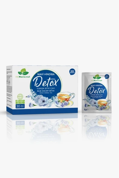 Mavi Hindiba Detox Karışık Bitki Tozu 30 Şase Mavihindiba Detoks Çayı - 4