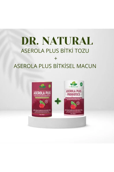 Aserola Plus Bitki Tozu 150 gr. ve Aserola Plus Bitkisel Macun 240 gr