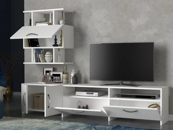 Dekorister Neva Tv Ünitesi Beyaz - 3