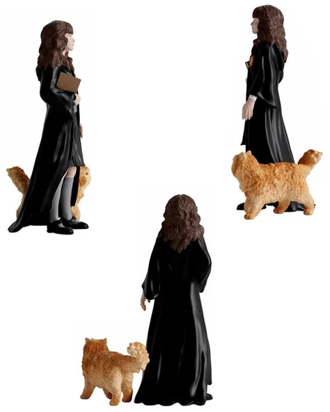 Schleich Harry Potter Büyücülük Dünyası Mini Figür Hermione ve Crookshanks - 3
