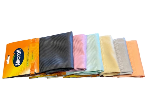 Microll Mikrofiber Sihirli Temizlik Bezi 60 x 40 cm Cam,Mutfak,Araç, Çok Amaçlı Temizlik Bezi - 4