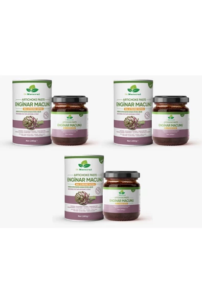 Enginar Macunu Pekmez ve Bal Katkılı Bitkisel Karışımlı Macun 240 Gr ( 3 Adet ) - 4