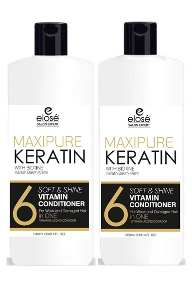 Keratin Saç Bakım Kremi 1000 Ml - 2 Adet