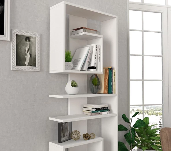 Dekorister Capy Kitaplık Beyaz - 3