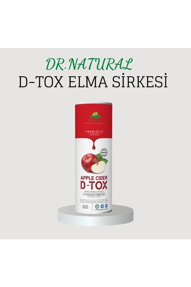 Elma Özlü Prebiyotik Ödem Atmaya Ve Kilo Vermeye Yardımcı Detox Sirkesi 250 ml - 2