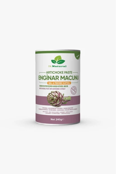 Enginar Macunu Pekmez ve Bal Katkılı Bitkisel Karışımlı Macun 240 Gr - 4