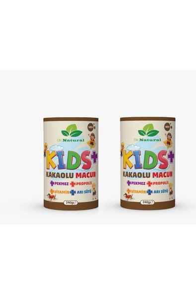 Kids Çocuk Macunu Kakaolu - Arı Sütü - Propolis - Pekmez Ve Vitamin 240 gr ( 2 Adet ) - 3