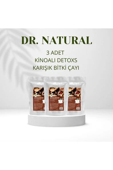 Kinoa Detox Çayı Bitkisel Karışımlı Detoks Form Çayı ( 3 Adet )