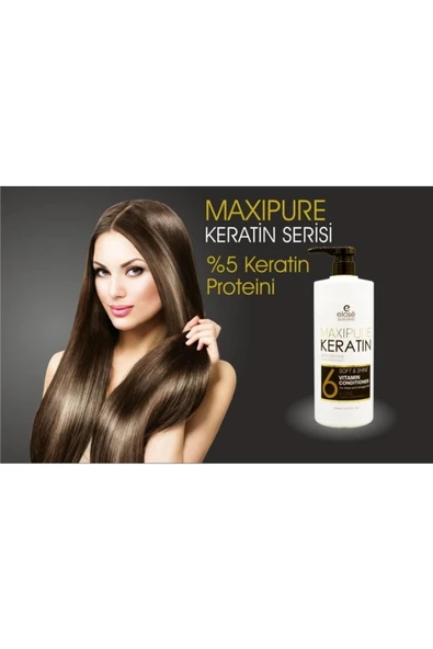 Keratin Şampuan 1000ml+keratin Saç Bakım Sütü 250ml - 3