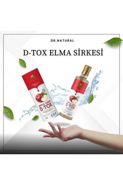 3 Adet Elma Özlü Prebiyotik Ödem Atmaya Ve Kilo Vermeye Yardımcı Detox Sirkesi 250 ml - 3