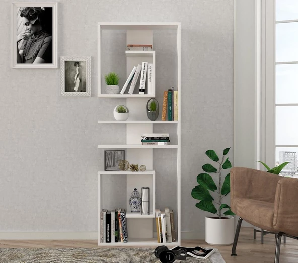 Dekorister Capy Kitaplık Beyaz - 2