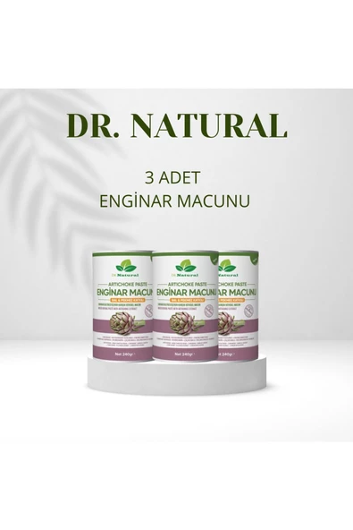 Enginar Macunu Pekmez ve Bal Katkılı Bitkisel Karışımlı Macun 240 Gr ( 3 Adet )