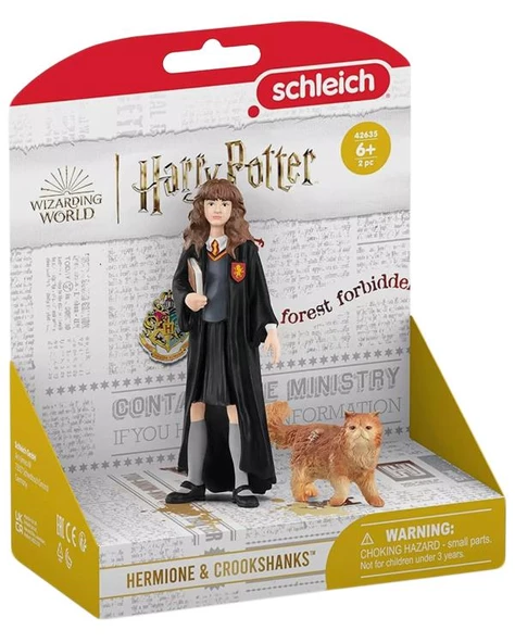 Schleich Harry Potter Büyücülük Dünyası Mini Figür Hermione ve Crookshanks