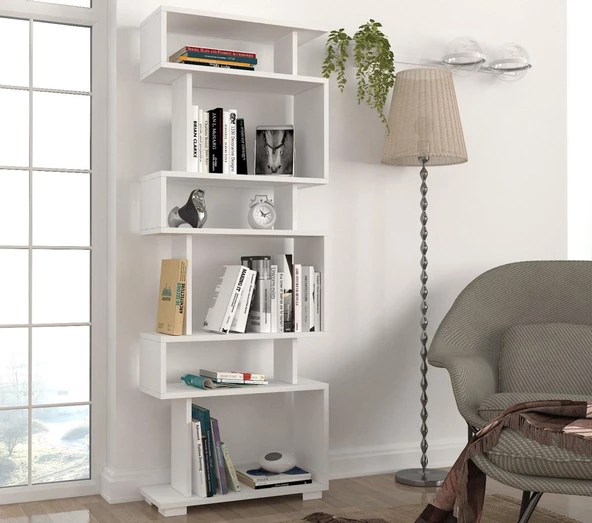Dekorister Blok Kitaplık Beyaz - 2