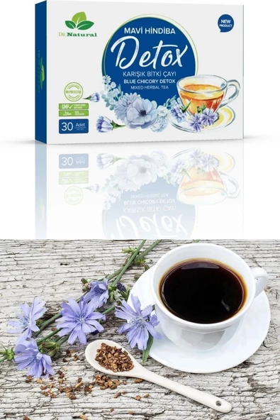 Aserola Ekstresi Tozu 150 Gr ve Mavi Hindiba Detox Çayı 30 Şase (2li Set) - 4