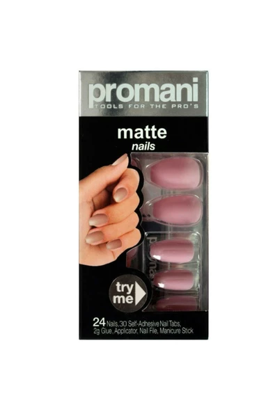 Promani Matte Takma Tırnak Kiti Şeker Pembesi Kod: Pr-5019 800307050193