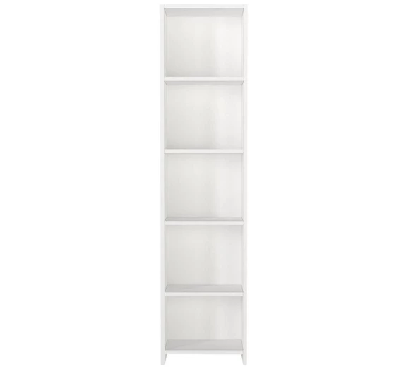 Dekorister Cansu D 5 Raflı Kitaplık Beyaz - 5