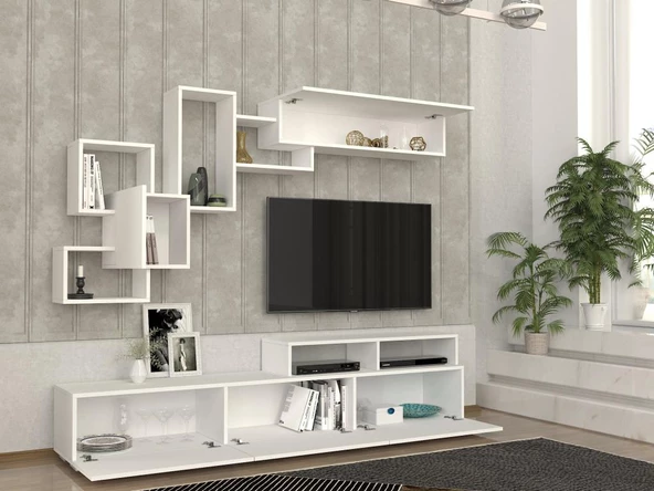 Dekorister Elit Tv Ünitesi Beyaz - 3