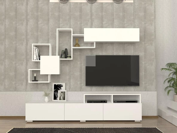 Dekorister Elit Tv Ünitesi Beyaz - 2
