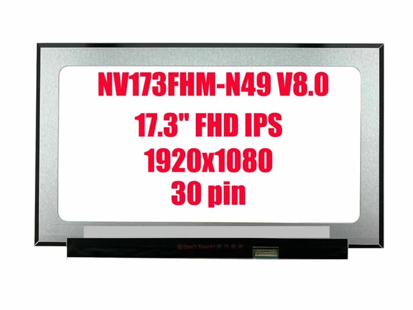 Asus Tuf Gaming F17 FX706LI-HX175A16, FX706LI-HX175A17 uyumlu Lcd Ekran, Panel V1 (30 pin) ürün görseli