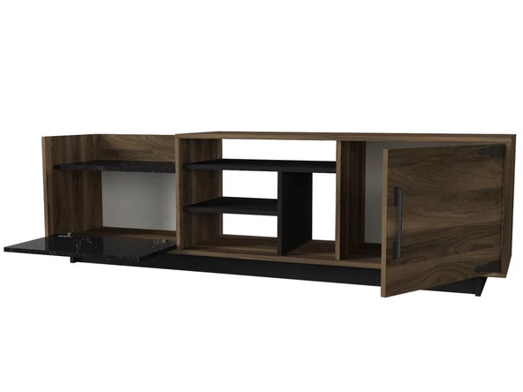 Dekorister Exclusive Siento Tv Ünitesi Ceviz-Mermer - 6