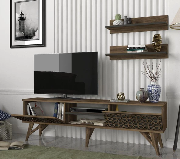 Dekorister Exclusive Fina Tv Ünitesi Ceviz - 3