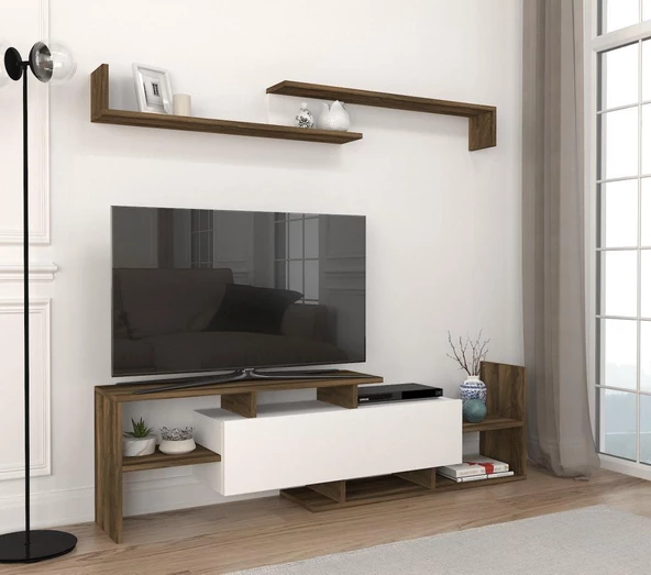 Dekorister Dream Tv Ünitesi Beyaz-Ceviz - 2