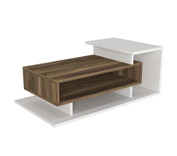 Dekorister Spring Orta Sehpa Beyaz-Ceviz - 4