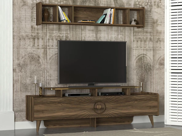 Dekorister Exclusive Sky Tv Ünitesi Ceviz - Resim 2
