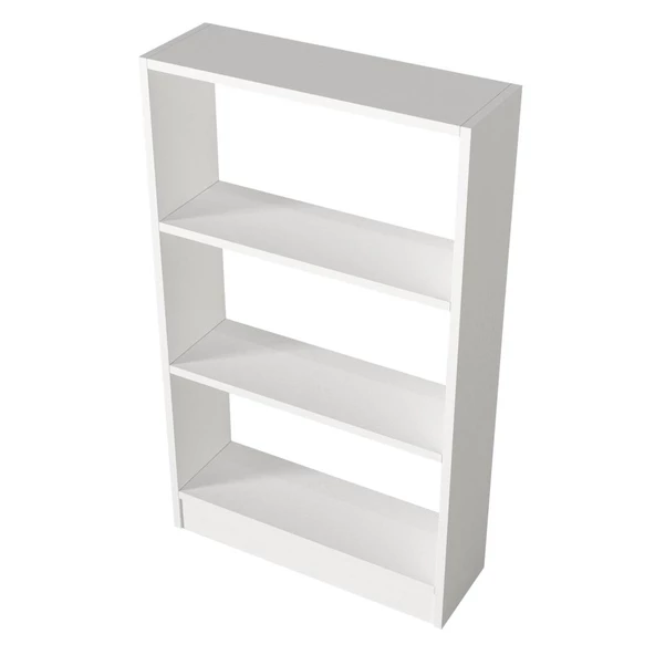 Dekorister Cella 3 Raflı Kitaplık Beyaz - 6