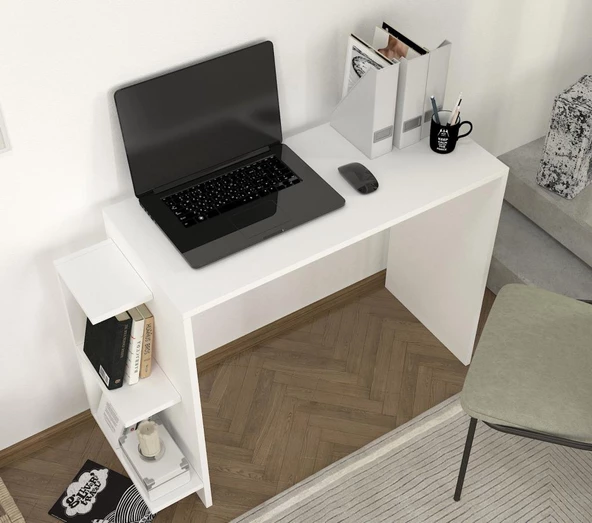 Dekorister Marlinda Çalışma Masası Beyaz - 3