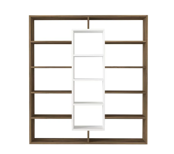 Dekorister Ample Kitaplık Ceviz-Beyaz - 6