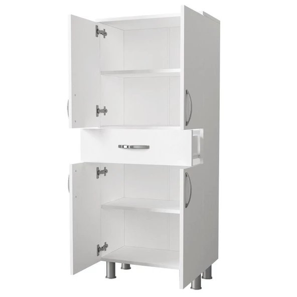 Dekorister Arizona 4 Kapaklı 1 Çekmece Çok Amaçlı Dolap - 5
