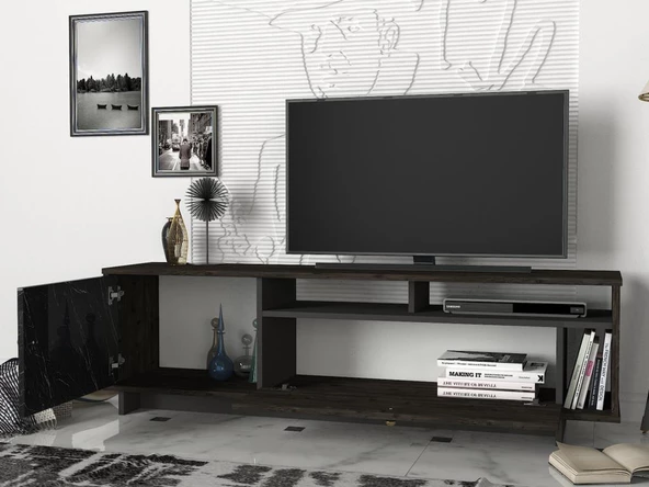 Dekorister Exclusive Artem Tv Ünitesi Rebab-Mermer - 3