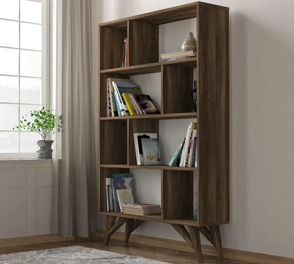 Dekorister Flamingo Kitaplık Ceviz - 3