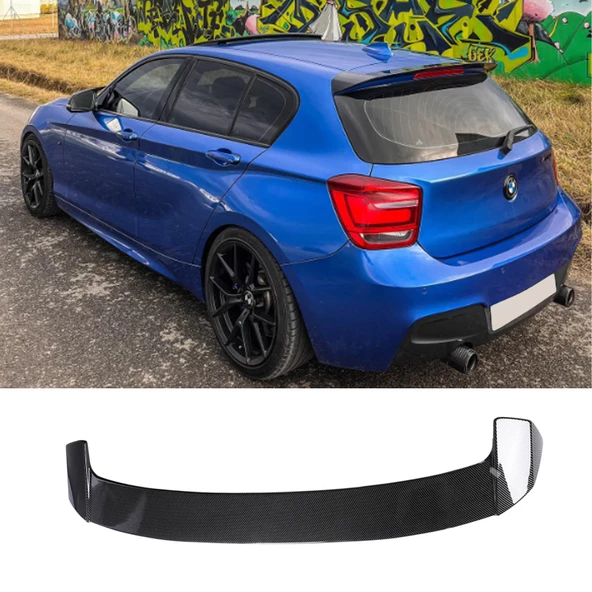 BMW 1.SERİ F20  2011-2017 UYUMLU PLASTİK PARLAK SİYAH SPOİLER