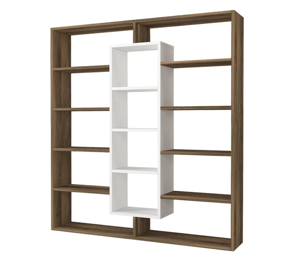 Dekorister Ample Kitaplık Ceviz-Beyaz - 5