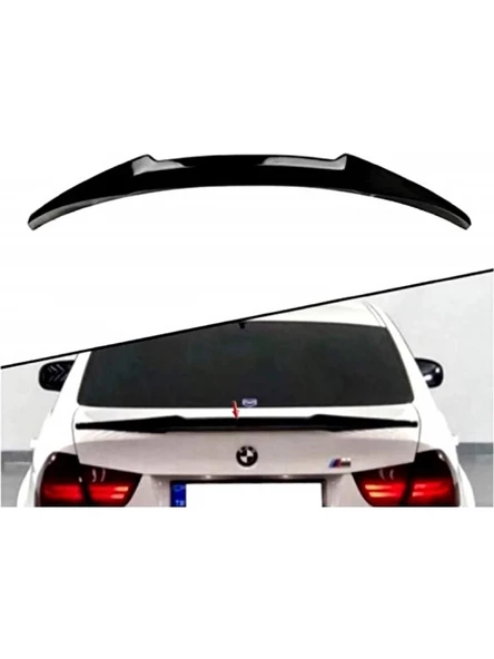 BMW 3.SERİ E90 UYUMLU PLASTİK PARLAK SİYAH M4 SPOİLER