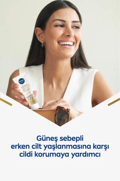 Nivea Luminous630 Leke Karşıtı Güneş Koruyucu Yüz Kremi 40ml, Spf50, Hyalüronik Asit, E Vitamini, Uva/uvb - 4