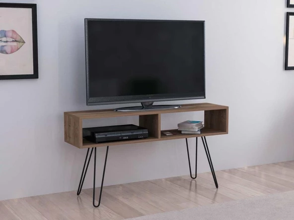 Dekorister Alya Tv Metal Ayaklı Ünitesi Ceviz - 2