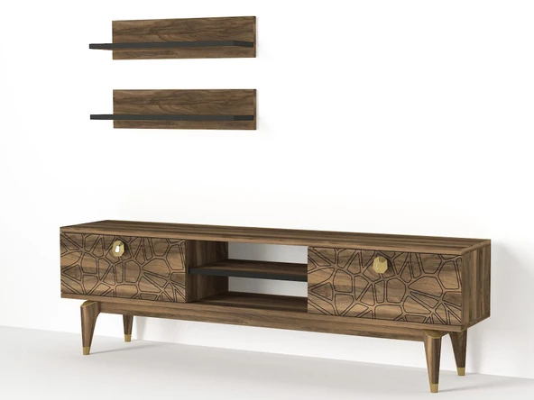 Dekorister Exclusive Royal Tv Ünitesi Ceviz - 6